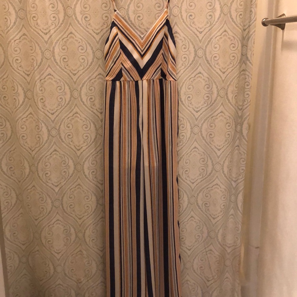Striped jumpsuit